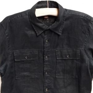 Michael Kors Long Sleeve Linen Shirt